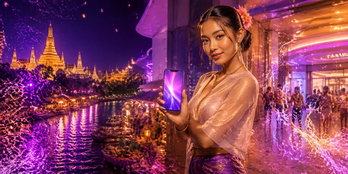 မော်လမြိုင် သင်္ကြန်ပွဲအခမ်းအနားတွင် ဖုန်းကစားလွှာဖြင့် ပရိုမိုးရှင်းခံစားရန် ပြင်ဆင်ထားခြင်း
